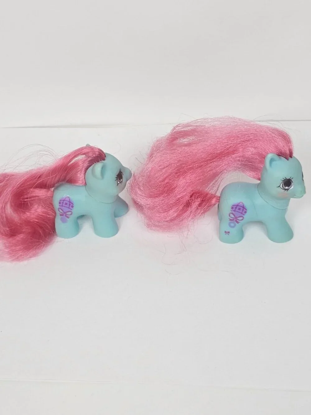 Vintage My Little Pony G1 Teeny Tiny Twins Baby Rattles And Tattles MLP 1989 Set